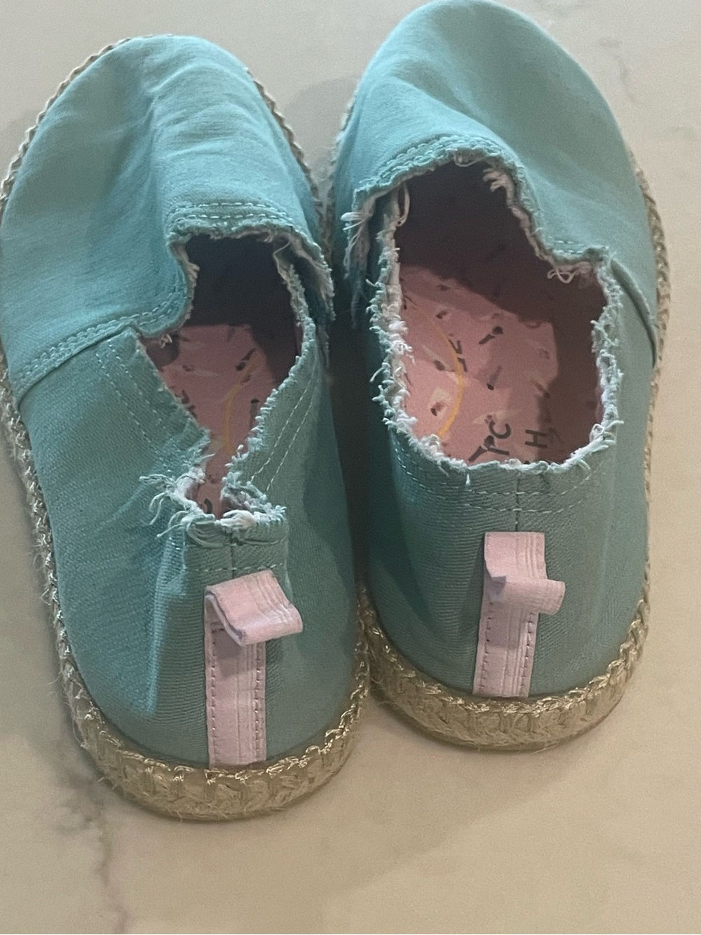 Vionic Mint Green Canvas Espadrille Slip-Ons - Picture 4 of 9